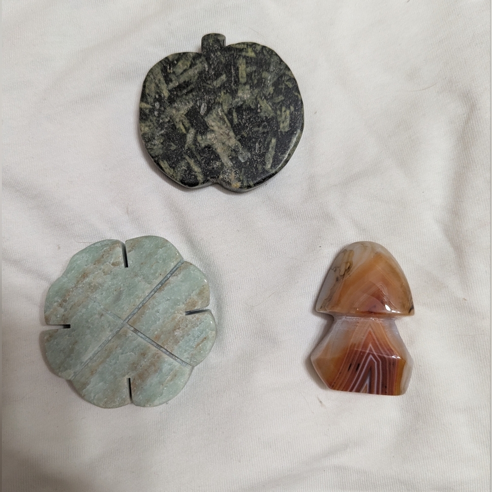 Set of Three Assorted Crystals